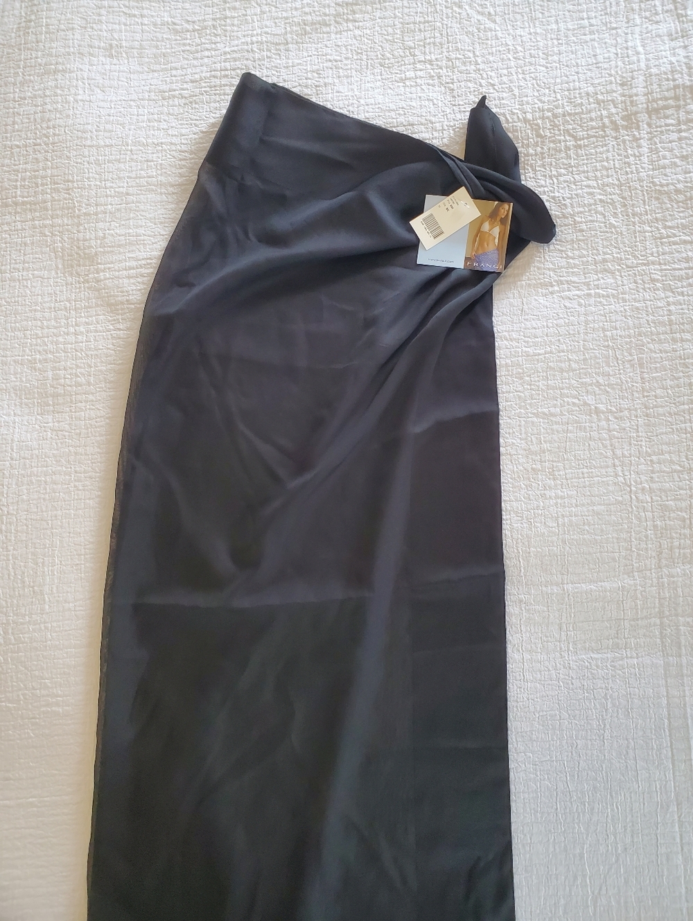 Black Sarong Beach Wrap NWT